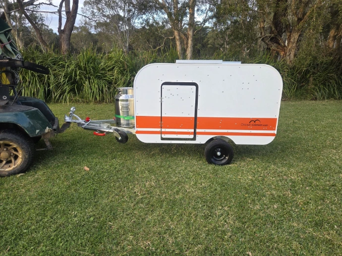 Easy to move behind a quad bike, ride on or golf cart
