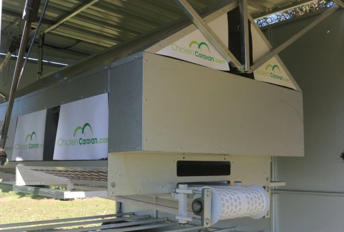 Chicken Caravan Roll Away Nesting Boxes